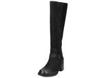 Stiefel PAUL GREEN "Paul Green Stiefel Nubukleder", Damen, Gr. 40, schwarz, Nubukleder, Schuhe Stiefel