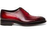 Men's leather Oxford shoe - Gr. UK_10_5 - in Weiß