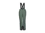 Skihose KILLTEC "KSW 249 WMN SKI PNTS", Damen, Gr. 36, Normalgrößen, grau (graugrün), Obermaterial: 100% Polyester;Futter: 100% Polyester;Füllung: 100% Polyester, Hosen Skihose, Wasser- und winddicht, abnehmbare Träger, verstellbare Taille