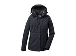 Outdoorjacke KILLTEC "KOW 170 KG WMN JCKT", Damen, Gr. 24, blau (navy), Obermaterial: 100% Polyester.Futter: 100% Polyester.Füllung: 100% Polyester, Jacken Outdoorjacke, Damen Funktionsjacke: wasserdicht, atmungsaktiv, abnehmbare Kapuze