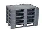 Kunststoffpalette Vivo mit Anti-Rutsch-Kante, 5 Stück