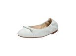 Ballerina HÖGL "Högl Ballerinas Leder", Damen, Gr. 38, hellblau, Leder, Schuhe Ballerina