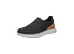 Slipper BUGATTI "bugatti Slipper Lederimitat", Herren, Gr. 44, schwarz, Lederimitat, Schuhe Slipper