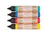 buttinette Kerzen-Pens "Grundfarben", 4x 28 ml
