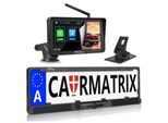 CARMATRIX Solar Rückfahrsystem mit Android Auto und Apple CarPlay, GoogleMaps, YouTube