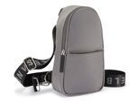 Umhängetasche ELBSAND "kleiner Rucksack", Mädchen, Gr. B/H/T: 14cm x 26cm x 7,5cm, grau, Stoff, Textil, unifarben, Taschen Umhängetasche, Crossbody Bag, Handtasche, Schultertasche, Mini Bag VEGAN