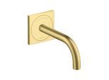 hansgrohe Elektronischer Waschtischmischer Axor Uno UP, Ausladung 165mm, brushed brass (38119950)
