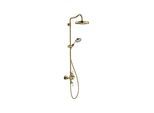 hansgrohe Showerpipe Axor Montreux m TH, Kopfbrause, 240mm, 1j, pol. gol opt (16572990)