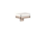 hansgrohe Lotionspender Axor universal mit Ablage, Glas, brushed nickel (42819820)