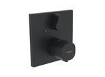 Hansa Fertigset HANSABLUEBOX LIVING UP-Wannen/Brause-Thermostat, mattschwarz (8114956233)