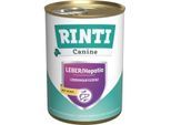 RINTI Canine Nassfutter Hund, Adult, Leber, Dose 12x400 g