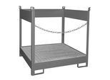 Bauer Südlohn Fass-Stapelpalette FSP-4, lackiert, Mausgrau (4442-05-0000-7005)