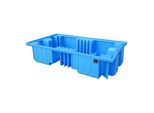 Bauer Südlohn GREEN-LINE PE-Auffangwanne WP 2/11, aus robustem Polyethylen, Blau (4520-25-0000-0000)