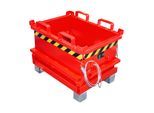 Bauer Südlohn Mini-Klappbodenbehälter MSB 150, lackiert, Feuerrot (4417-10-0000-3000)