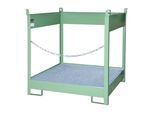 Bauer Südlohn Fass-Stapelpalette FSP-4, lackiert, Resedagrün (4442-05-0000-6011)