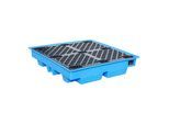 Bauer Südlohn GREEN-LINE PE-Auffangwanne WP-PE 4/2, aus robustem Polyethylen, Blau (4520-14-0000-0000)