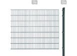 Doppelstabmattenzaun ARVOTEC "EXCLUSIVE 143 zum Einbetonieren", grau (anthrazit), H:143cm, Kunststoff, Stahl, Zaunelemente, Zaunhöhe 143 cm, Zaunlänge 2 - 60 m