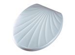 WC-Sitz ADOB "Muschel", grau, B:37cm L:44cm, Duroplast, WC-Sitze