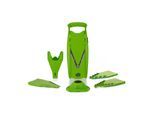 Börner V5 PowerLine Mandoline Slicer 7-1 Set Starter-Set, Vegetable Cutter with Safety Insert, Slice Insert, 2 Blade Inserts, Food Safety Holder and Multibox