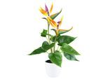 Kunstpflanze CREATIV GREEN "Strelitzia", orange, H:42cm, Kunststoff, Kunstpflanzen, Kunstpflanze, mit 2 Blüten