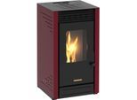 Pelletofen BLAZE "»Maui 8«", rot (bordeaux), Kaminöfen, optional WLAN fähig