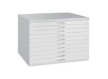 C+P Flachablageschrank Serie 7100_7200, H760xB1100xT765mm, 7035/7035 ; C + P Möbelsysteme (7101-000|S10421)