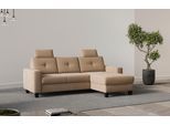 PLACES OF STYLE Ecksofa "Varese" wahlweise mit Bettfunktion und Bettkasten