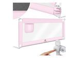 KESSER® Bettschutzgitter Reise Bett Rausfallschutz verstellbar Bed Guard Rail Bumper, Kinder/ Baby, Bettgitter Klappbar, Kinderbett Kinderbettschutzgitter, Tasche, Farbe, Höhe: 72 bis 96cm