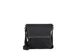 TOM TAILOR Damen TTERIN M Umhängetasche aus Lederimitat, schwarz, Uni, Gr. ONESIZE