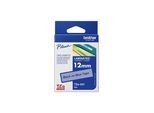 Original Brother P-Touch E 110 (TZE-531) Schriftband 12mm/8m Schwarz auf Blau