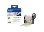 Original Brother P-Touch QL 820 Series (DK-22113) Etikett 1x (62mm x 15.24mm) Weiss