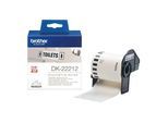 Original Brother P-Touch QL 810 W (DK-22212) Etikett 1x (62mm x 15.24m) Weiss