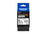 Original Brother P-Touch 7100 VP (TZE-S211) Schriftband 6mm/8m Schwarz auf Weiss