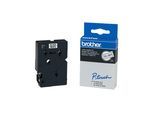 Original Brother P-Touch 500 (TC-201) Schriftband 12mm/7.7m Schwarz auf Weiss