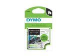 Original Dymo LABELMANAGER 200 (16957 / S0718040) Schriftband 12mm/3.5m Schwarz auf Weiss