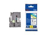 Original Brother P-Touch 18 R (TZE-221) Schriftband 9mm/8m Schwarz auf Weiss