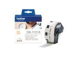 Original Brother P-Touch QL 1100 C (DK-11218) Etikett 1000x (24mm x 24mm) Weiss