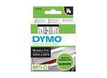Original Dymo LABELMANAGER 360 D (45800 / S0720820) Schriftband 7mm/19m Schwarz auf Transparent