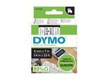 Original Dymo LABELMANAGER 210 Series (43613 / S0720780) Schriftband 7mm/6m Schwarz auf Weiss