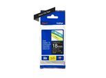 Original Brother P-Touch 9700 PC (TZE-345) Schriftband 18mm/8m Weiss auf Schwarz