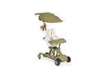 Byox Kinderroller Cornet 6 in 1 Multifunktionsroller Rutscher Musik Becherhalter grün