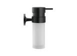 Duravit Seifenspender Starck T 6x12,6cm, Wandmont., Gl. we m, sw matt (0099354600)