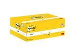 Post-it® Haftnotizen Notes 653CY-VP20, B 51 x T 38 mm, PEFC®-Papier, gelb, 16 + 4 Blöcke gratis, 100 Blatt/Block