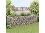 vidaXL Gabionen-Hochbeet Stahl 360×90×100 cm