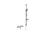 Hansa Duschsystem HANSAPRISMA m Thermostat, Wd-mont., 970mm, St. gebürstet (4813043180)