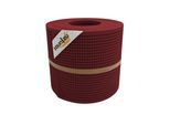 zaun zu® Sichtschutz Rille Gelocht 30 Prozent PP Streifen Bordeauxrot 26m