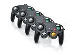CSL 4x Nintendo-Controller, Gamepad für Nintendo GameCube / Wii Vibrationseffekte / ergonomisch