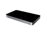 Induktionskochplatte, Schwarz, Metall, Glas, 31.2x6.2x56 cm, Timereinstellung, LED-Anzeige, Touch Control, Überhitzungsschutz, Küchengeräte, Sonstige Küchengeräte