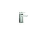 Grohe Waschtisch-Einhebelmischer Eurocube 1/2", S, mit Ablaufgarnitur, supersteel (23127DC0)