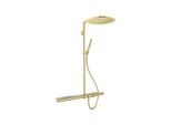 hansgrohe Showerpipe Axor m TH 800, Kopfbrause 350mm, 1j, brush. br (27984950)
